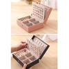 Portable Jewellery Box 2 Tier Jewellery Storage Cases Leather Jewelry for Women