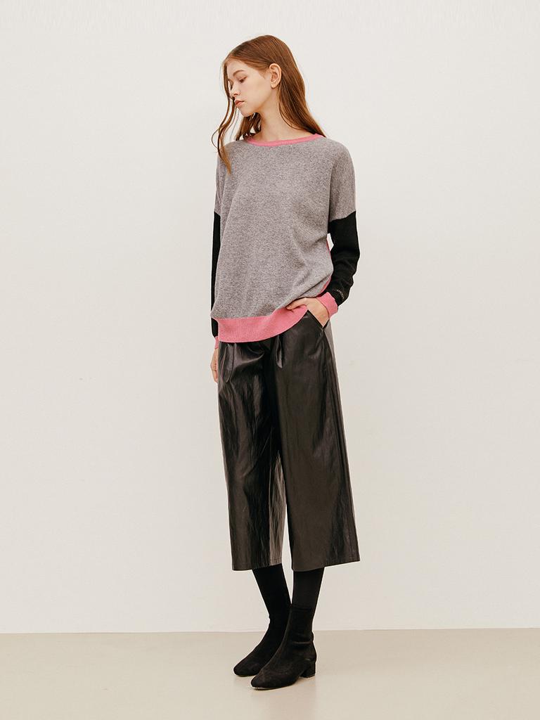Beuienwaiseutyudio Vegan Leather Pleated Trousers_Yzalpn2