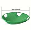 Generic Collapsible Laundry Basket Portable Stretchable Shape Stable Dirt Odor Proof Round Green For Home Bathroom Dirty Clothes