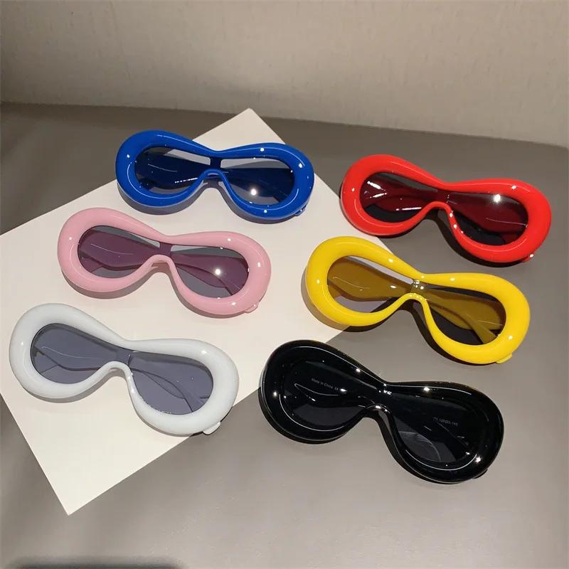 Nowe Modne Damskie Okulary Przeciwsłoneczne Kocie Oko Urocze Kolory Cukierkowe Damskie Okulary Przeciwsłoneczne Zabawny Trend Okulary Imprezowe Y2K Spice Girls