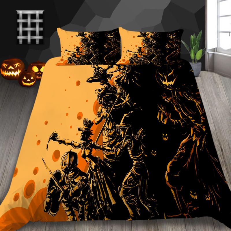 Halloween Duvet Cover Unique Design King Size Bedding 3D Printing Home Textiles Boy Girl Soft Bedding Cover Set