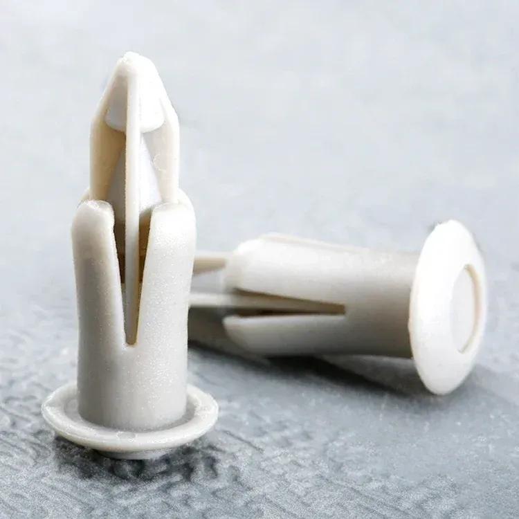 

50Pcs Car Bumper Fender Door Clips Auto Fastener Push Type Shield Retainers Plastic Rivets Clips 6.3mm Hole For Toyota Suzuki