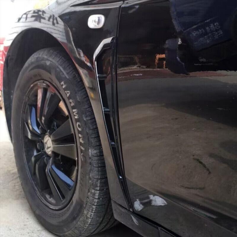 Side Fender Airfoil Accessories For Honda Accord Civic Simulated Shark Gill Side Air Outlet Body Exterior Decorate Kits