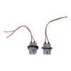 2pcs Headlight Connector Reliable Durable Stable Compact Portable Easy Replaceable LED Adapter for