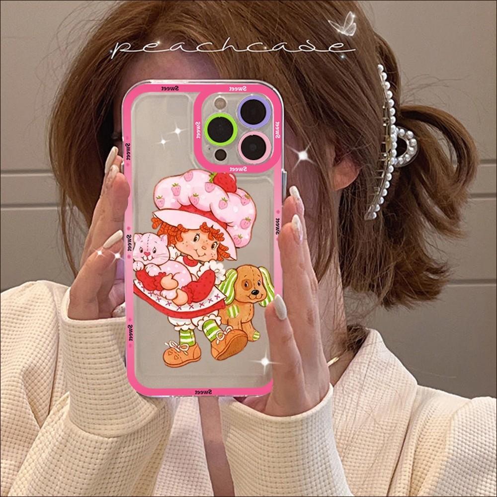 Husa de telefon Strawberry Shortcake pentru iPhone 14 13 12 11 Pro Max XS X XR SE 2020 6 7 8 Plus Mini Husa de protectie