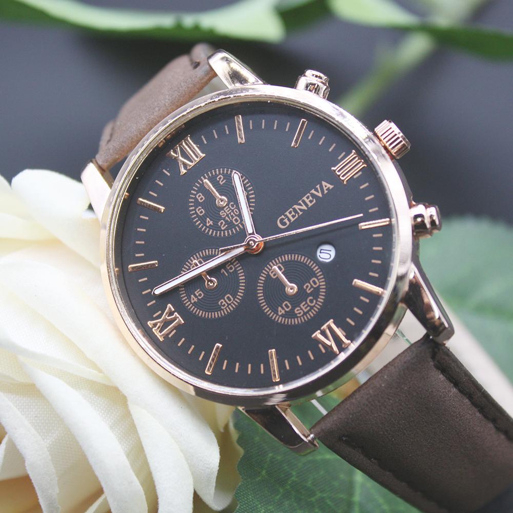 5pcs set Man Luxury Men's Watch Men's Wristwatch Clock Quartz Watches Automatic Movement Man Sports Watch for Work Business