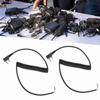 2PCS 2 Pins 4 Wires Speaker Mic Cable Line Supplies for Baofeng UV5R for Kenwood TK370