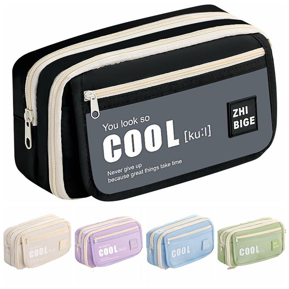 Cartoon Pen Bag Large Capacity Stationery Organizer NEW Stationery Bag