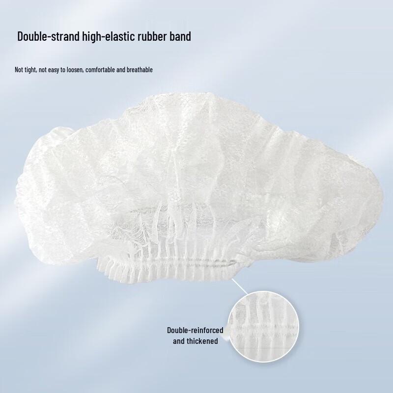 MiaoJie Disposable Non-Woven Hair Net 100-Pack