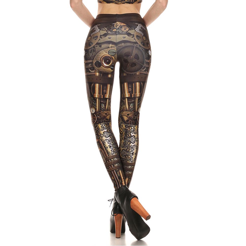 Spring Women's Leggings Tight-fitting Digital Printing Fashion Sexy Elastic Pants