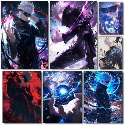 1pc Popular Classic Anime Boy J-Jujutsu Kaisen Gojo Satoru Poster HD Posters Home Room Bar Cafe Decor Art Wall Painting Picture