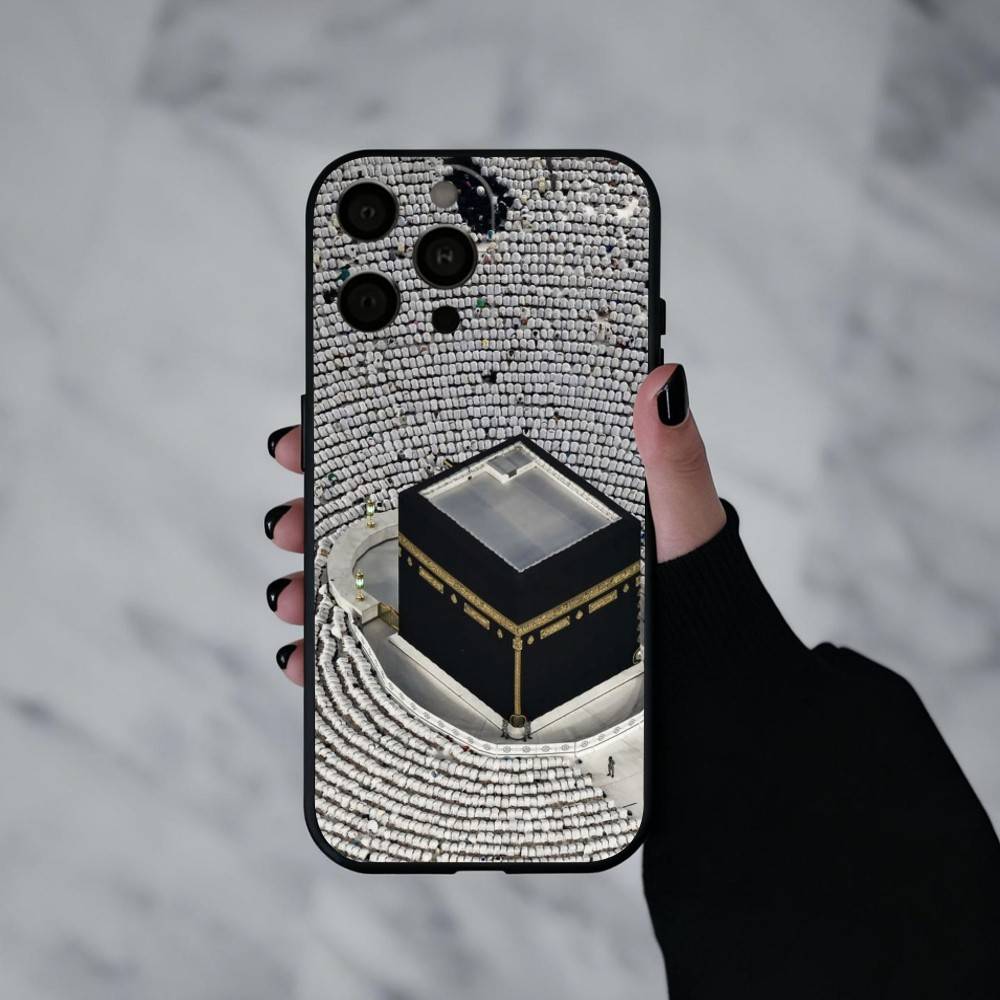 M-Moslem and K-kaaba  Phone Case Silicone Soft For IPhone 17pro 16 15 14 13 12 11 X XR Plus Pro Max Plus