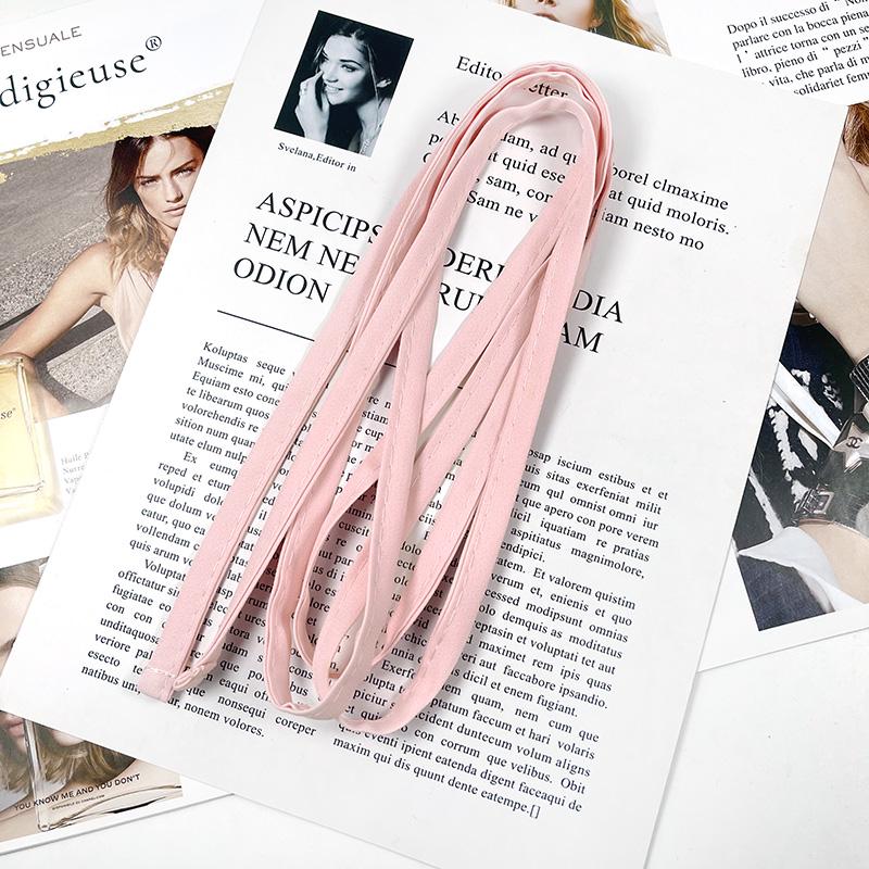 Spring/Summer Thin Tie & Belt Set: Solid Color, Versatile & Simple Clothing Accessories