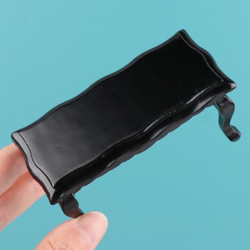 1Pcs 1:12 Dollhouse Mini Wave Tea Table Ornament Miniature Furniture Table Coffee Table Livingroom Leisure Table Model