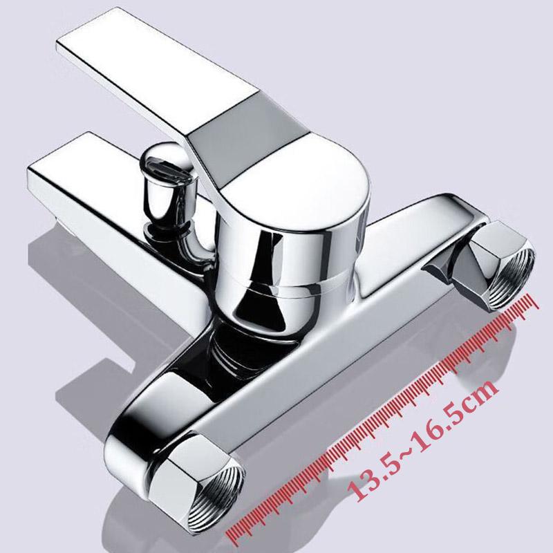 Mixing Valve Hot and Cold Water Shower Faucet Bathroom Shower Head Triple Mixing Valve Bathtub Faucet