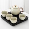 Kung Fu Tea Set Home One Pot Two Cups Tea Plate Small Ceramic Teapot Teacups Hotel Personal Small Sets Traveling