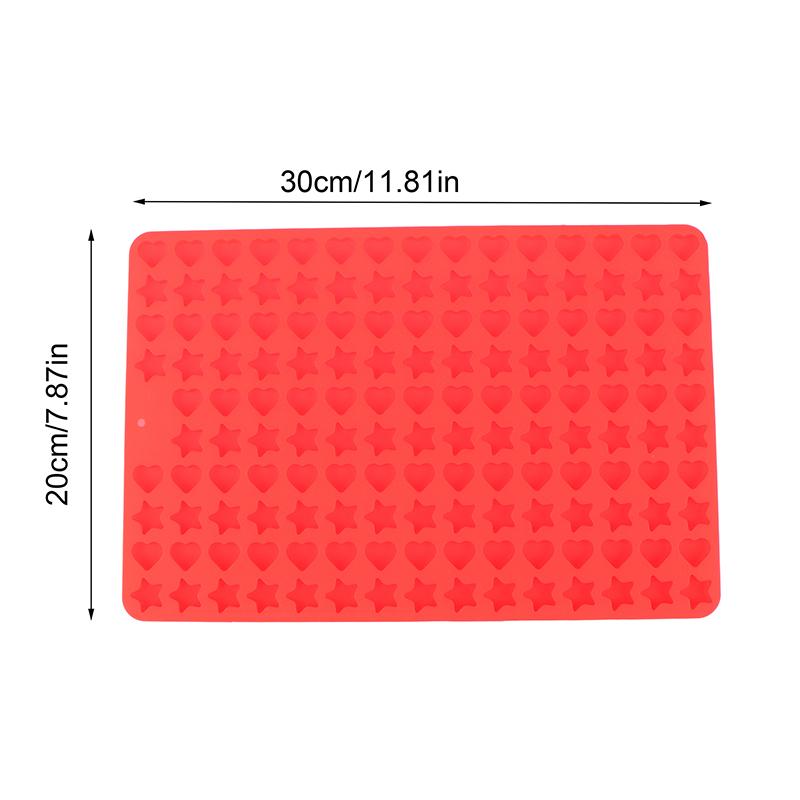 1Pc Multicavity Star Love Shape Silicone Molds Diy Chocolate Candy Tray For Biscuit Treat Candy Gummy Cookie Baking Tool