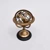 Brass Armillary Sphere Globe on Wooden Base, 30.48 cm Antique Finish Globe, Nautical Desk Collectible Gift