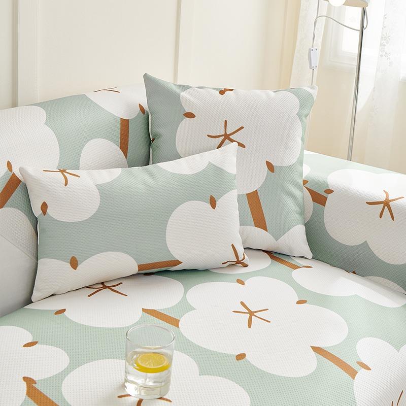 Technology Cool Ice Silk Sofa Cushion Summer Summer Sleeping Mat Non-Slip Cushion Sofa Cover Washable Cushion