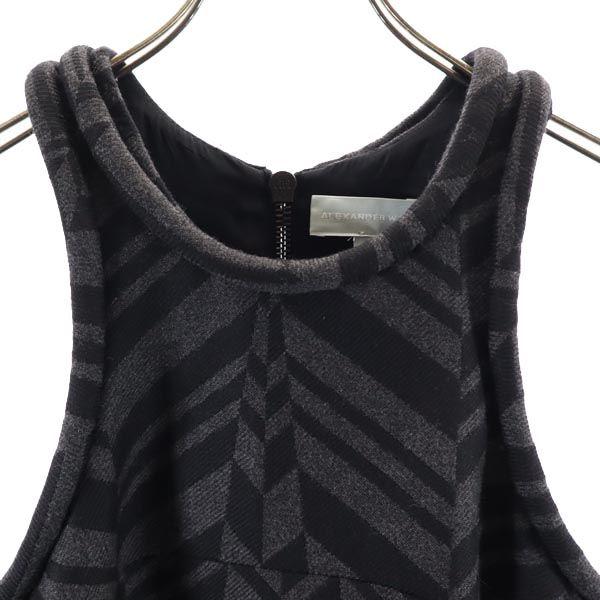 Alexander Wang Made In USA No Sleeve Mini Dress 2 Jumper Skirt Women Used