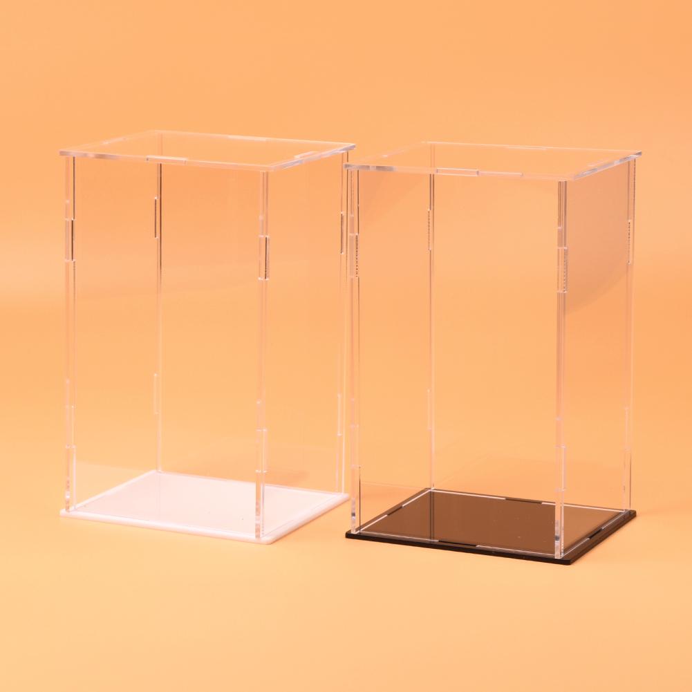 1 st Transparent Akryl Displayfodral Förvaringslåda 11,4x9,7x18cm för Labubu Plyschdockor/Leksaker Organizer Skyddsbehållare