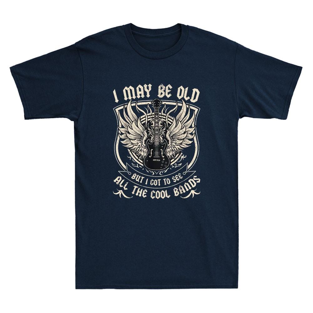 I May Be Old But I Got To See All The Cool Band Rock Concert Retro Unisex's T-Shirt