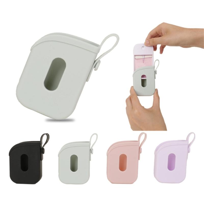 Portable Silicone Holder For Hand Sanitizer Sprays Protective Storage Case with Adjustable Lanyard for Backpack Handbag