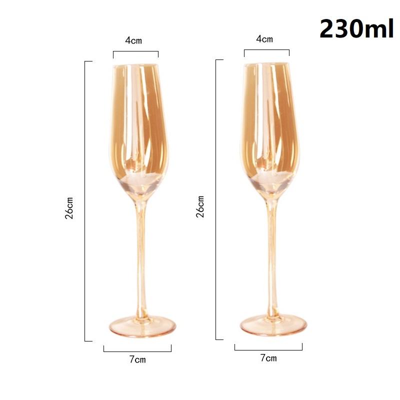Amber Red Wine Glass Artwork Ultra-Thin Crystal Burgundy Bordeaux Goblet Big Belly Tasting Cup Wedding Party Champagne Flute Cup