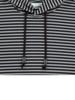 Tuomio Stripe Balloon Hood Dress [Charcoal]
