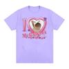 I Love My Boyfriend Cat Funny Meme T Shirts Men Women Casual Fashion Short Sleeve T-shirt Cute Tops 100% Cotton Oversized TShirt