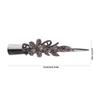 Rhinestone Retro Duckbill Hair Clip Sparkly Hairdressing Accessories Decorative Alligator Clips for Women's Hair Styling Party