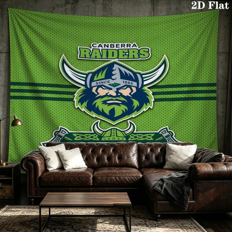 Custom Name Canberra Raiders2 Printed Tapestry – Wall Hanging for Bedrooms, Dorms, and Home Decor