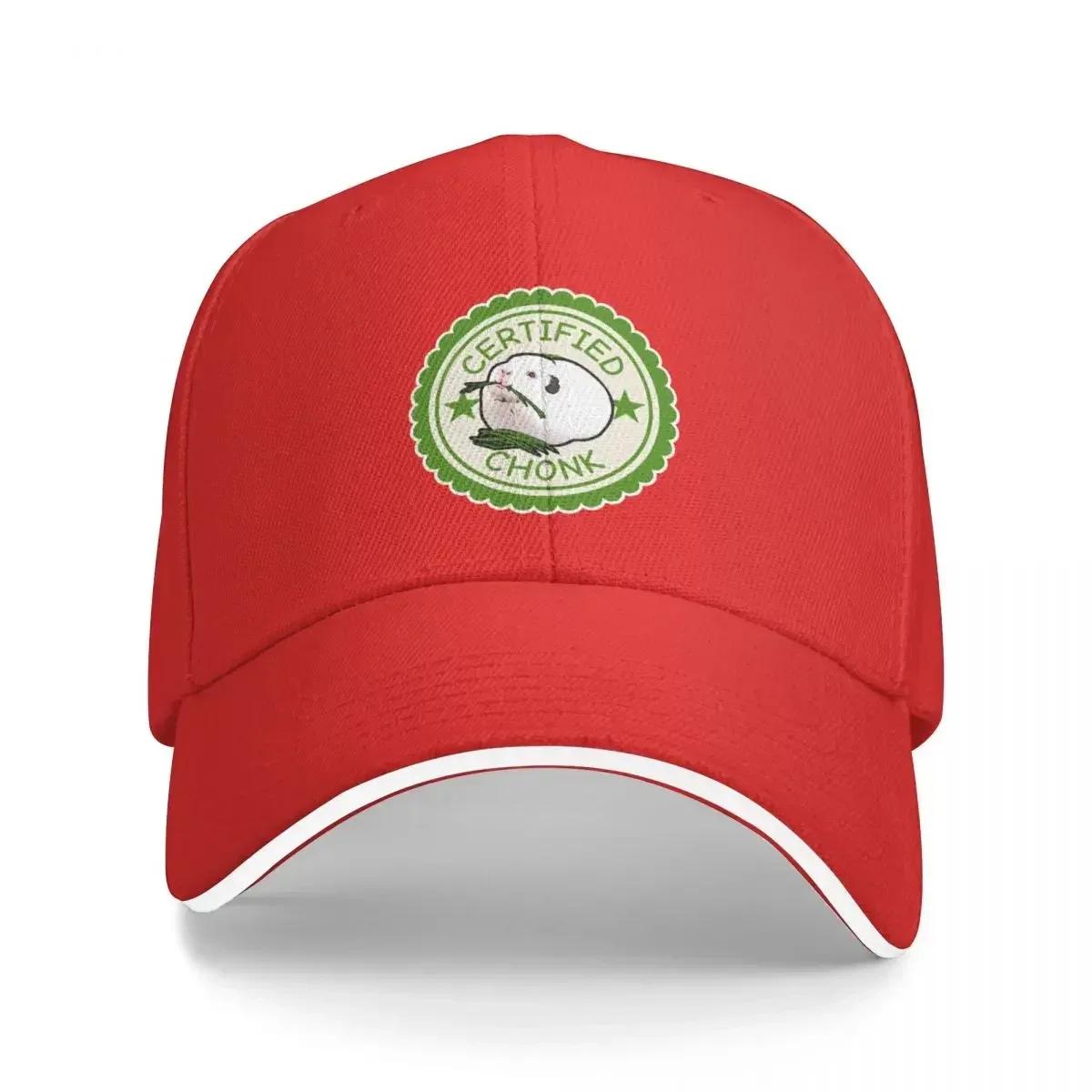 

Certified Chonk Baseball Cap Hat Unisex hard hat Bobble Hat Unisexs Hats Womens
