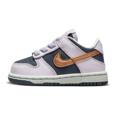 Dunk Low SE TD Copper Swoosh Παιδικά Αθλητικά Παπούτσια Purple Thunder-Blue Barely-Grape DX1665-400