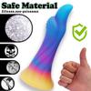 Luminous Silicone Realistic Dildo for Anal and Vagina Massage - Unisex Sex Toy