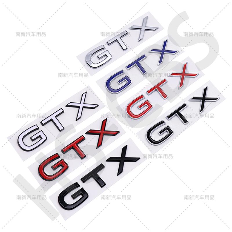 ABS GTX Badge Emblem Sticker Rear Trunk Decal Door Luggage For ID4 ID3 ID5 ID6 Car Styling GTX Logo Accessorie
