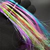 Fishing Lure Shining Assist Hooks Line Fly Tying Materials Fly Tying Tinsel Jig Hook Streamer