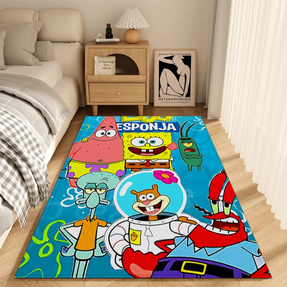 Modna Mata Wejściowa Dywany do Salonu Dekoracja S-Spongebob Dywanik Kuchenny Maty Podłogowe Super Chłonna Mata Łazienkowa Drzwi Balkonowe