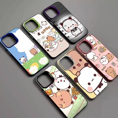 Character Bubu And Dudu Phone Case For IPhone 16 15 14 13 12 11 17 Pro MAX Plus Pro Matte Shockproof Cover