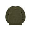 FILA Loose Knit Sports Crew Neck Sweatshirt Men tops Deep-Water-Green F11M143203F-DG