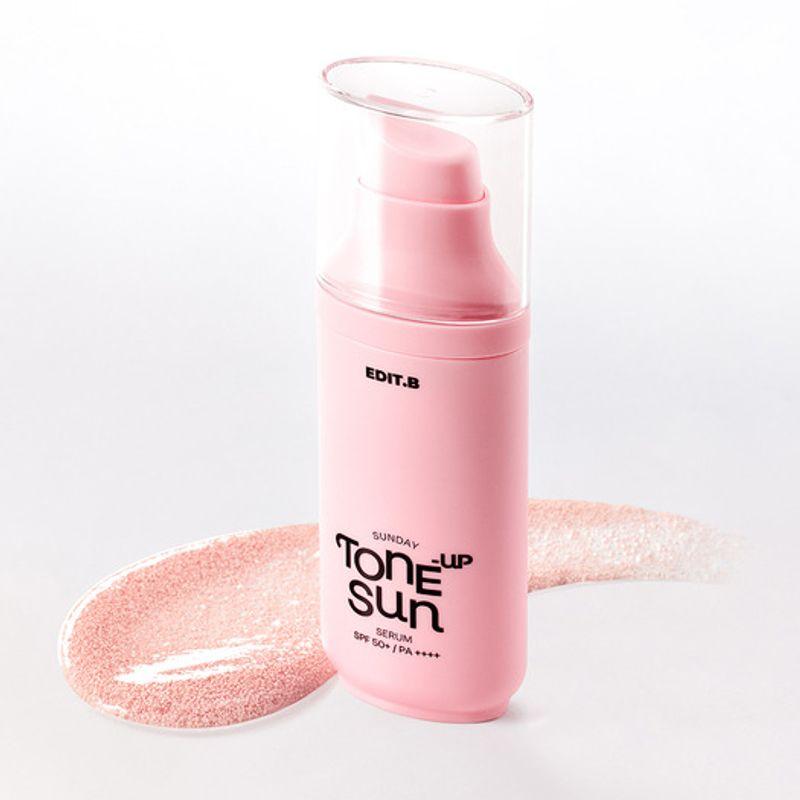 EDIT.B Sunday Tone-Up Sun Serum Pink 55ml
