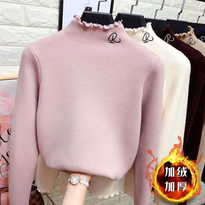 Girls Winter Thermal Long Sleeve Mock Neck Fleece Lined Base Layer Top 90