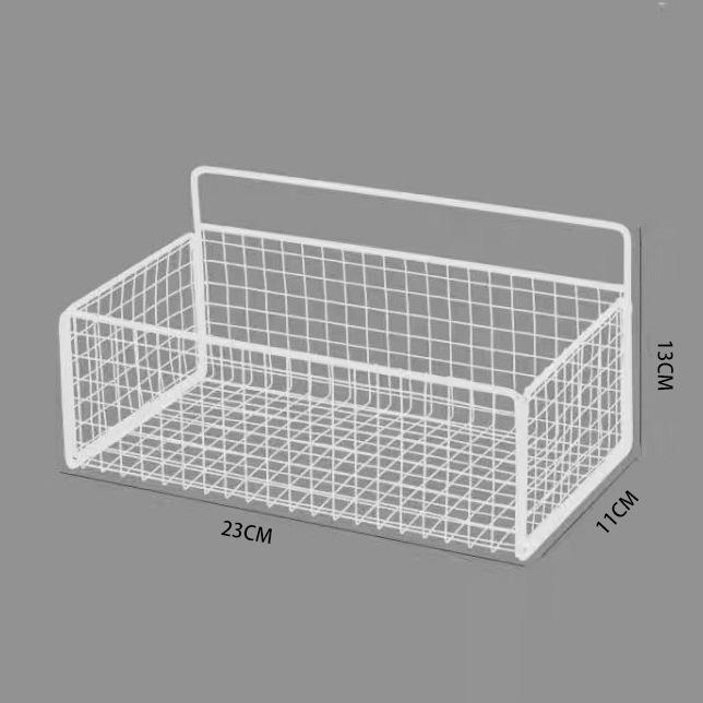 Punch-Free Wall-Mounted Bathroom Storage Shelf for Cosmetics