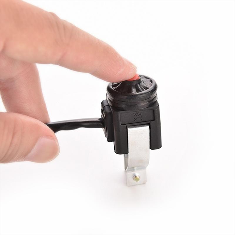 Motorcycle Kill Switch Red Push Button Horn Starter Dirt Bike ATV UTV Dual Sport