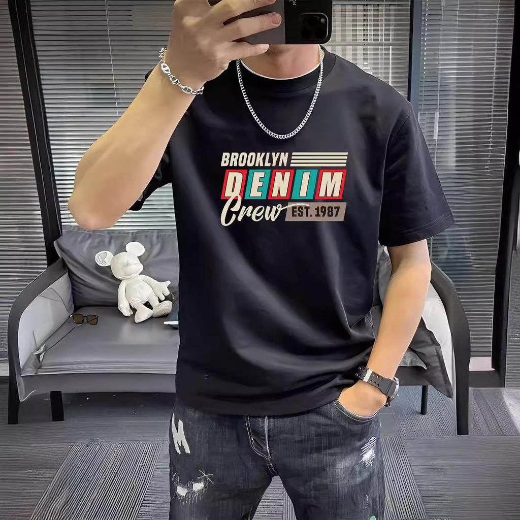 Men's Retro Pure Cotton Short-Sleeve T-Shirt - 100% Cotton