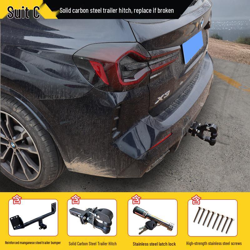 Reinforced Trailer Hitch for BMW X-Series (X5, X6, X1, X3, X4) and Rogue Tow Bar