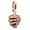 New 925 Silver Colorful Infinite Heart Flower Charms Fit Original Pendant Bracelet Necklace DIY Ladies Fine Jewelry