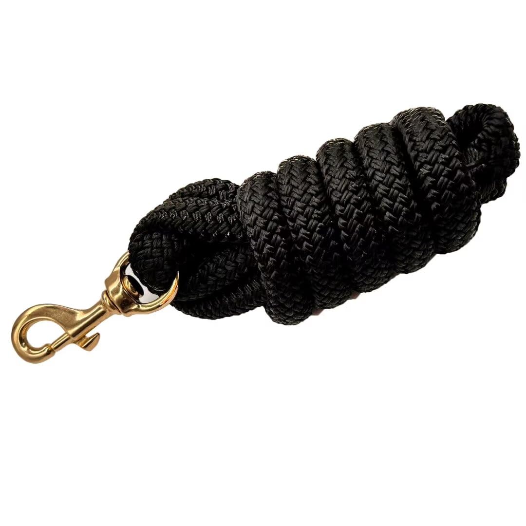 

3M Nylon Lead Rope for Cattle Horse Sheep Pets, 10mm Thick Farm Animal Traction Leash, Durable Livestock Rope