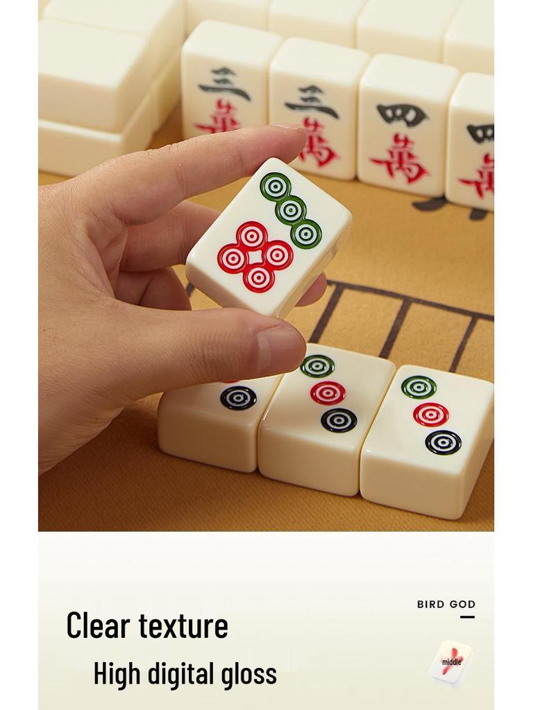 Elfenbeinweißes Mahjong-Fliesenset: Hausgemachte Handpolitur, Makellos, Große, Mittlere & Kleine Größen, Originalprodukt