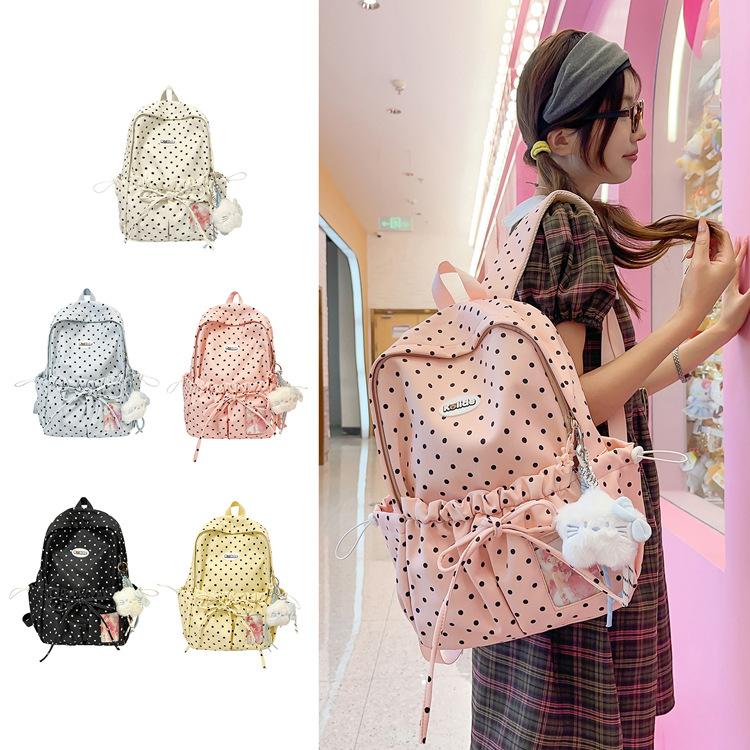 Fresh Simple Girls Shoulder Bag, Unique Japanese Ins Campus Backpack, Lovely Daily School Rucksack for Middle Students